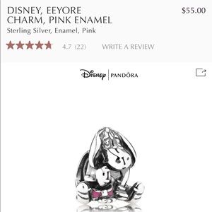 Pandora Eeyore charm